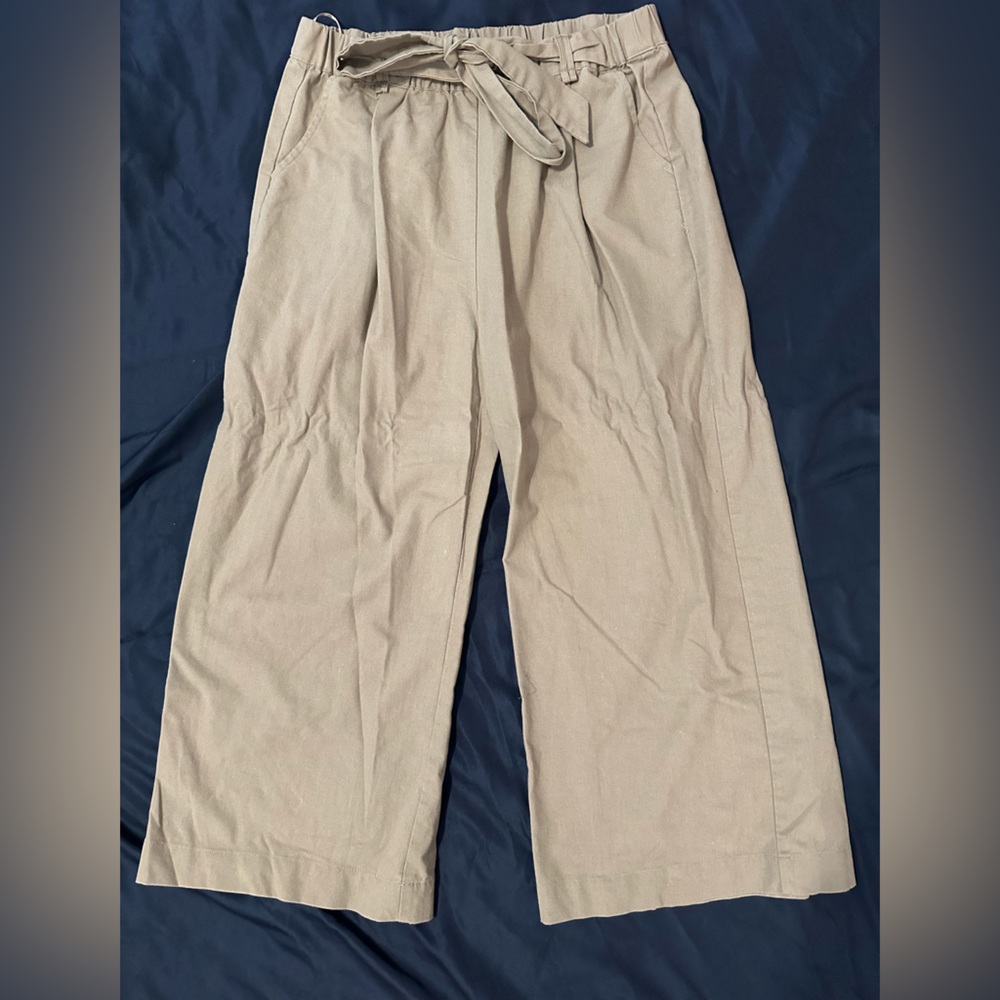 P.Cill Tan Pants with Belt